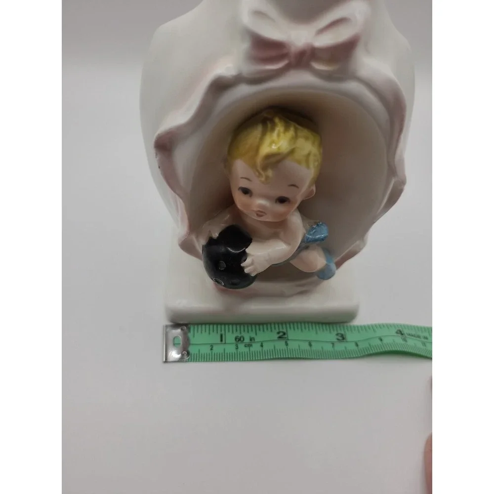 1960s Vintage Rare Bowling Baby‎ Planter Flower Planter